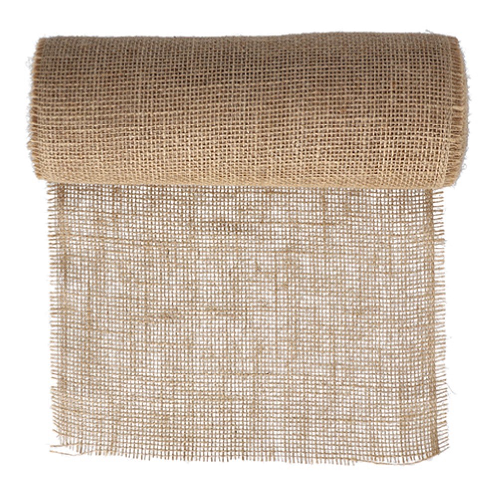 Dekoband Jute 10 m x 30 cm natur auf Rolle