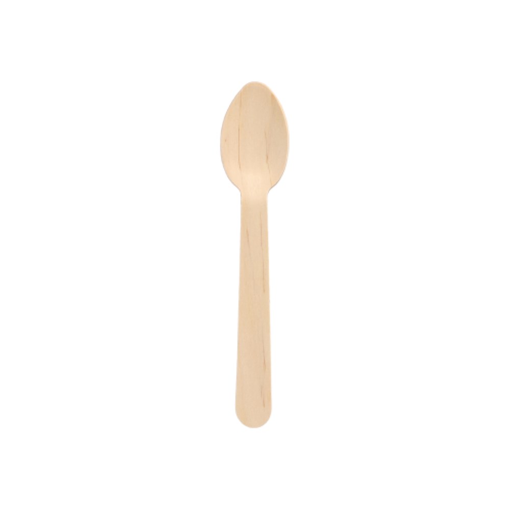 50 Löffel Holz "pure" 14 cm