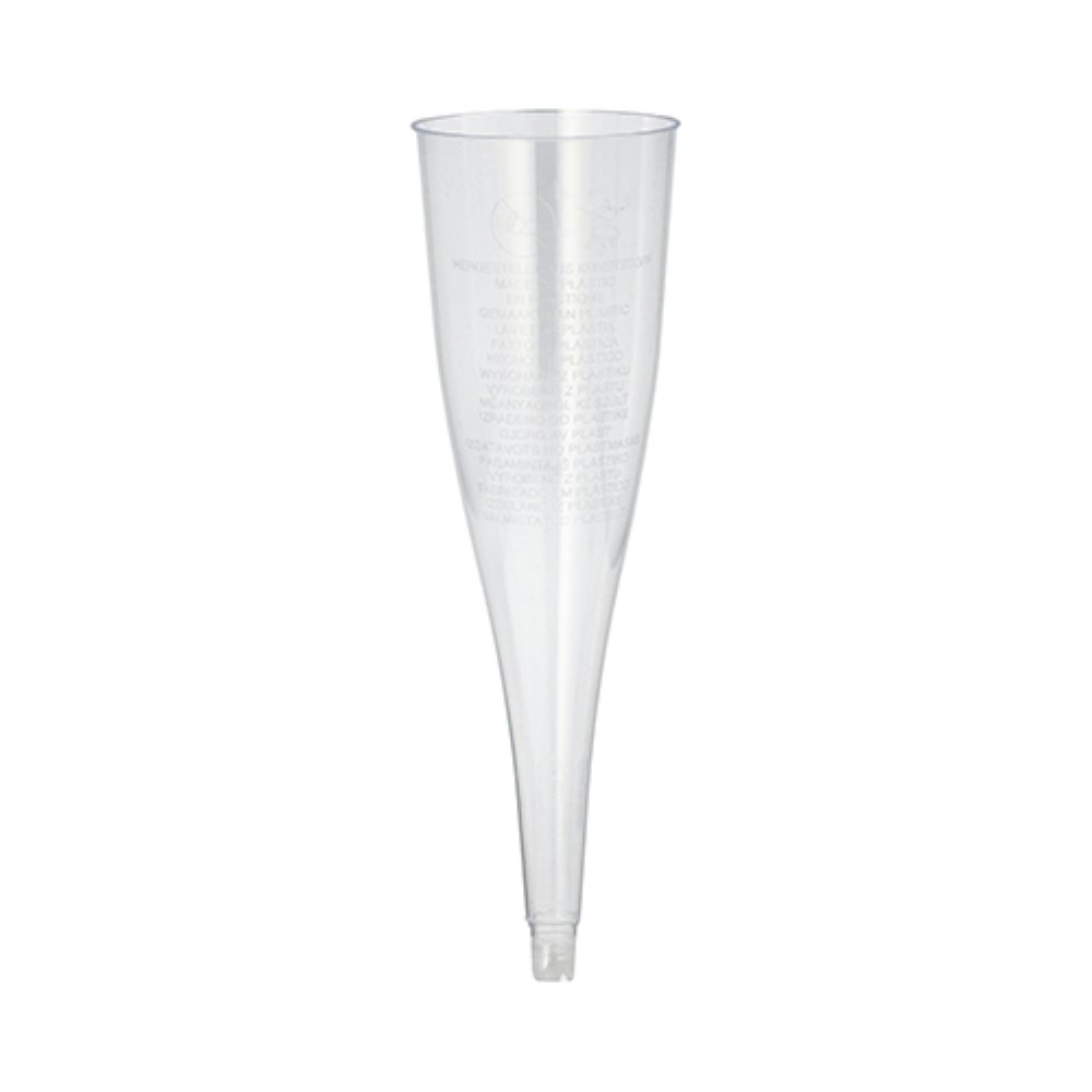 50 Stiel-Gläser (Oberteile) für Sekt, PS 0,1 l Ø 5 cm · 17,5 cm glasklar