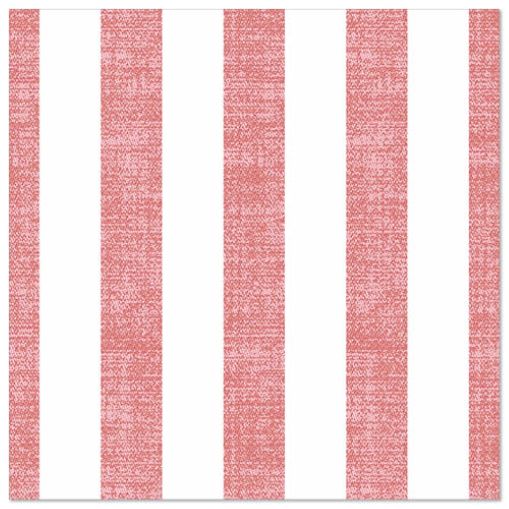 50 Servietten "ROYAL Collection" 1/4-Falz 40 cm x 40 cm bordeaux "Lines"