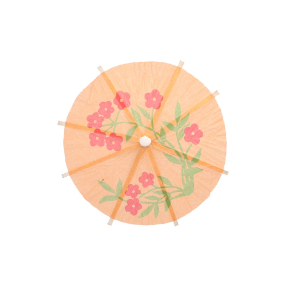 6 Deko-Picker 10 cm "Eisschirmchen Asia"