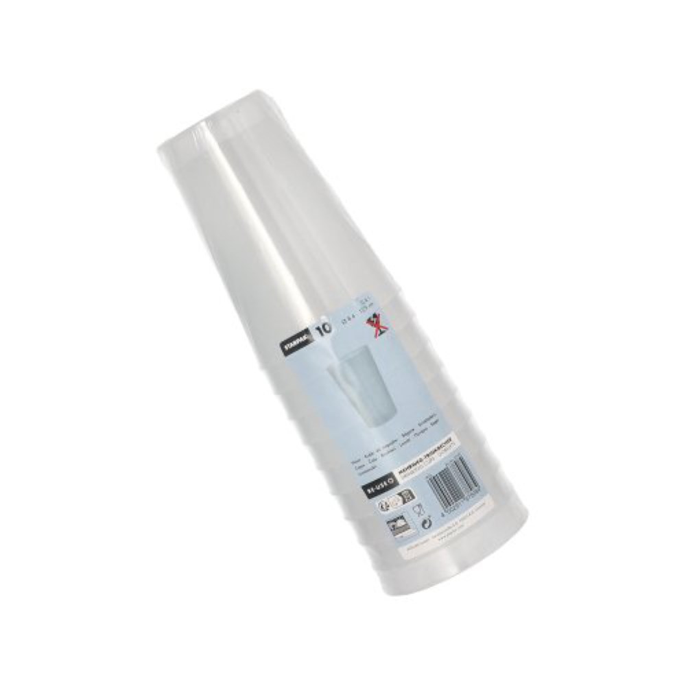 10 Mehrweg-Trinkbecher PP 0,4 l Ø 8,6 cm · 12,9 cm transluzent extra stabil 10 Mehrweg-Trinkbecher PP 0,4 l Ø 8,6 cm · 12,9 cm transluzent extra stabil
