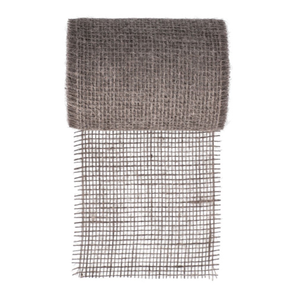 Dekoband Jute 10 m x 15 cm taupe