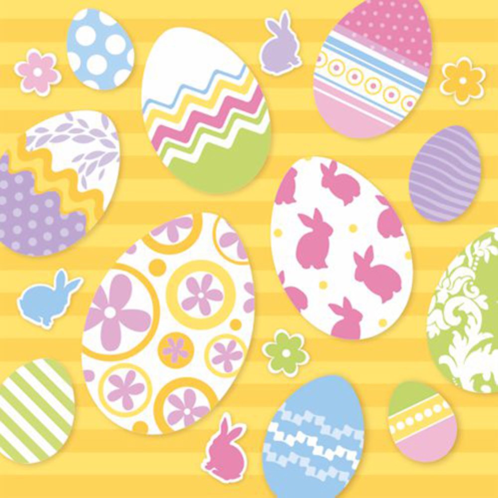 20 Servietten, 3-lagig 1/4-Falz 33 cm x 33 cm "Leaning eggs" 20 Servietten, 3-lagig 1/4-Falz 33 cm x 33 cm "Leaning eggs"