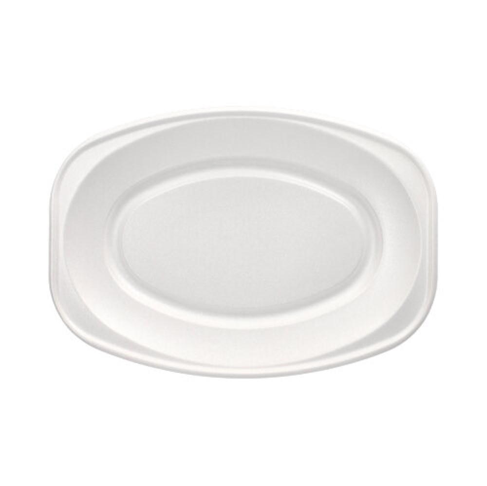 5 Servierplatten, XPS 25 cm x 35 cm weiss laminiert