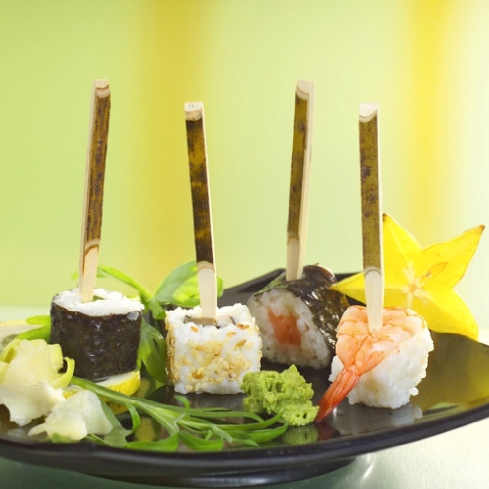 200 Fingerfood - Spieße "pure" 11 cm "Nature"