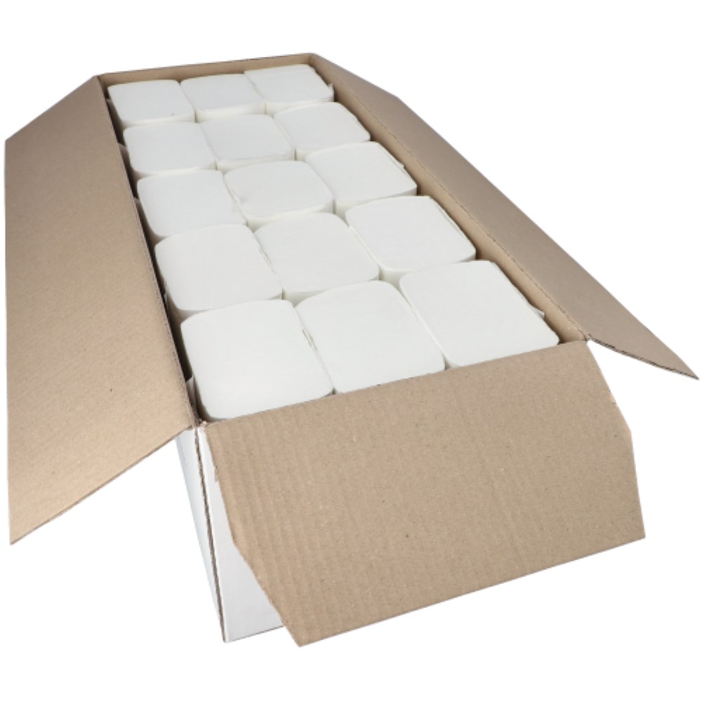 1860 Blatt Handtuchpapier W-Falz 20,3 cm x 32 cm hochweiss Falzung: Interfold, 2-lagig