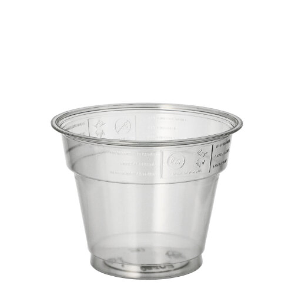 50 Trinkbecher "Hurricane", PET 0,28 l Ø 9,5 cm · 7,3 cm glasklar