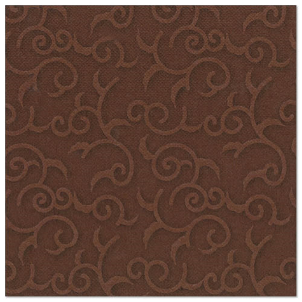 50 Servietten "ROYAL Collection" 1/4-Falz 40 cm x 40 cm braun "Casali"