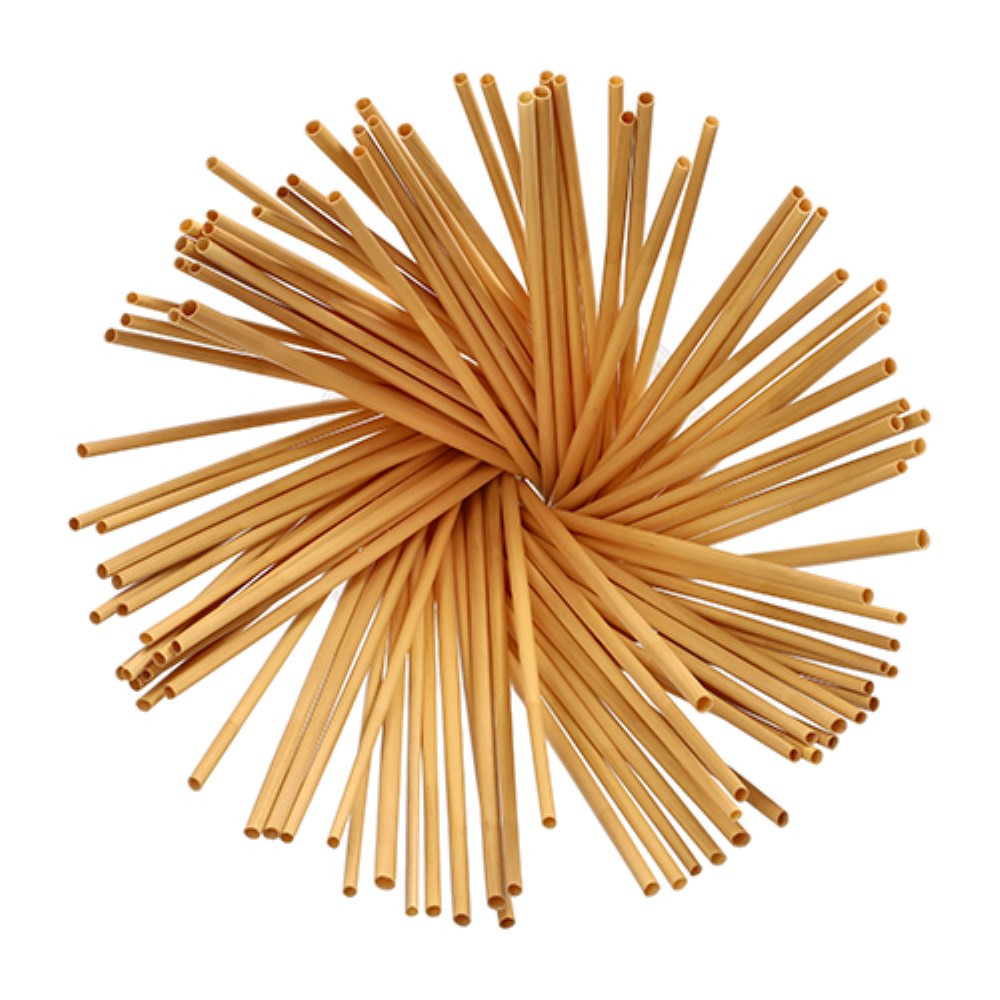 100 Trinkhalme, Stroh "pure" Ø 4 mm · 20 cm