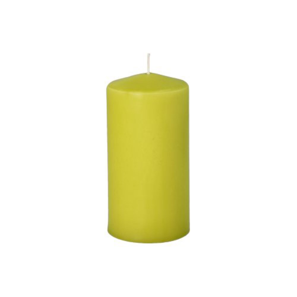 8 Stumpenkerzen Ø 50 mm · 100 mm kiwi