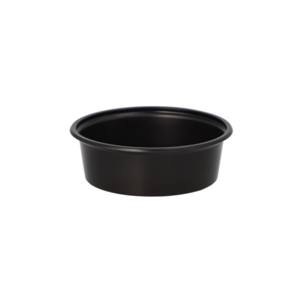 50 Dressingbecher, PP 50 ml Ø 7,1 cm · 2,4 cm schwarz
