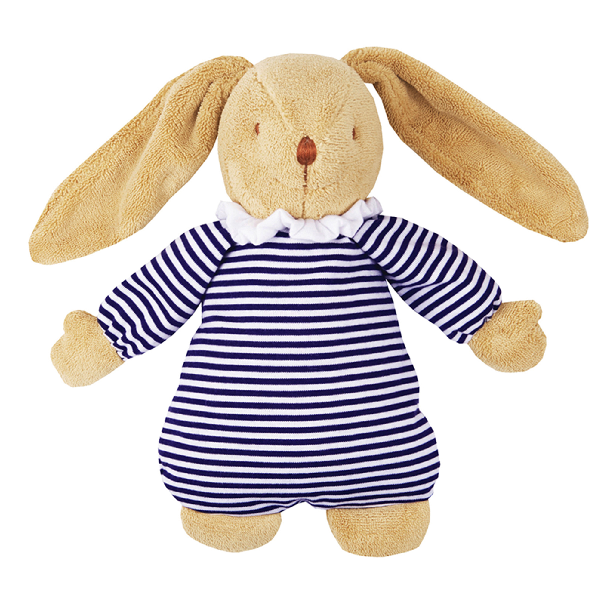 Musik Spieluhr Kuschelhase Marine Streifen 25Cm