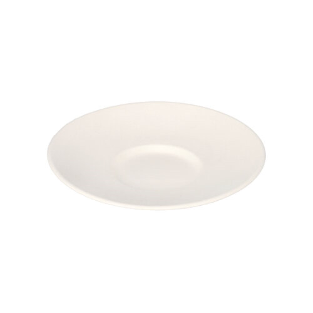 10 Teller Zuckerrohr "pure" rund Ø 14,5 cm · 2 cm weiss "Cella"