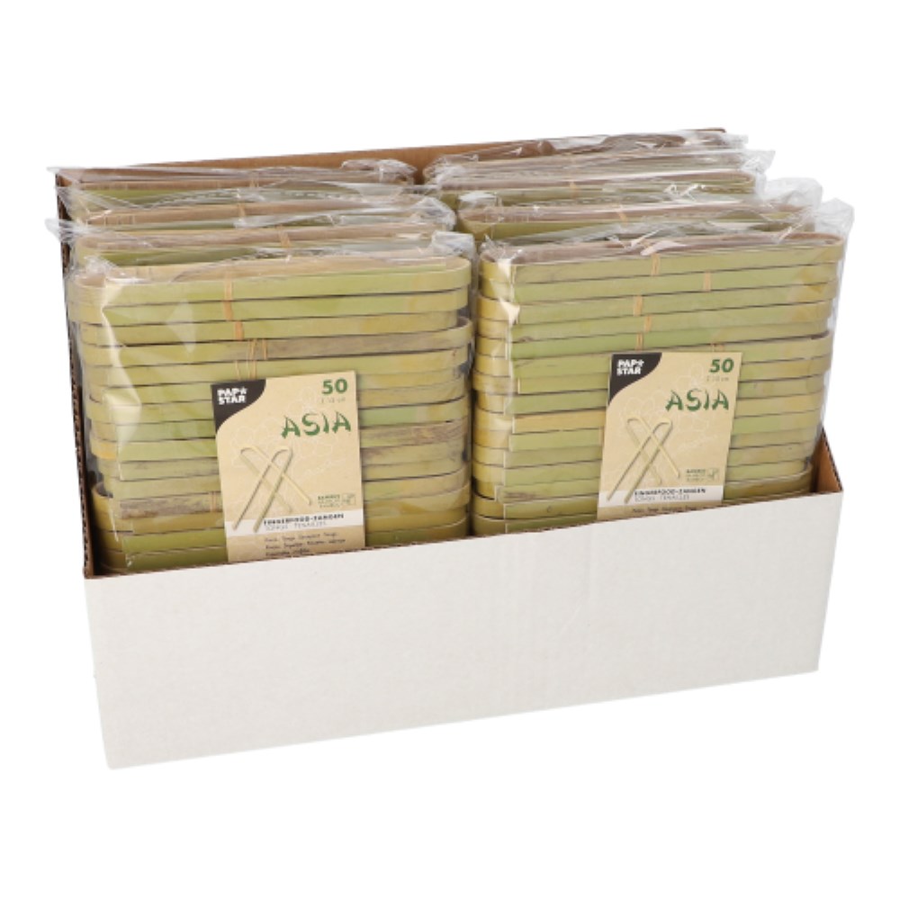 50 Fingerfood - Zangen Bambus "ASIA" 15 cm