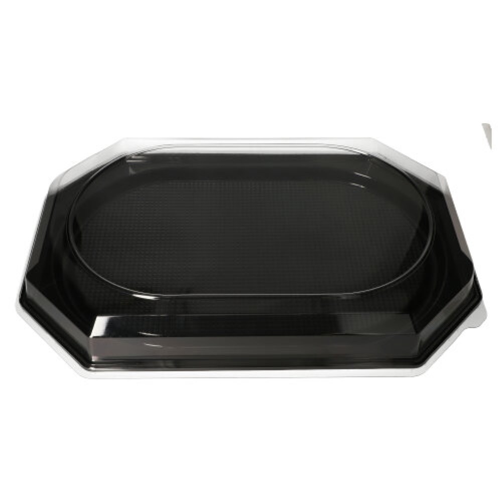 10 Deckel für Servierplatten, PET 54 cm x 35 cm x 6,3 cm transparent