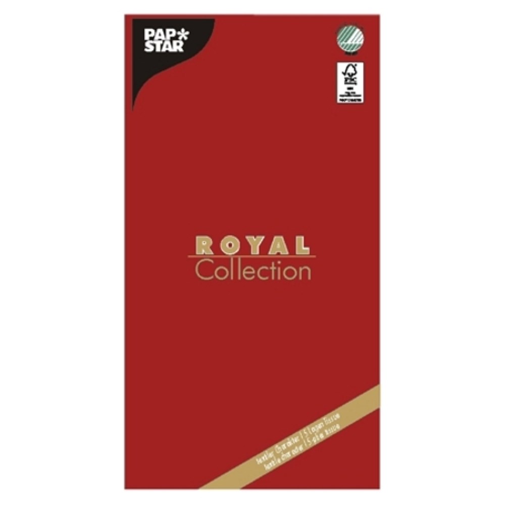 Tischdecke, Tissue "ROYAL Collection" 120 cm x 180 cm rot