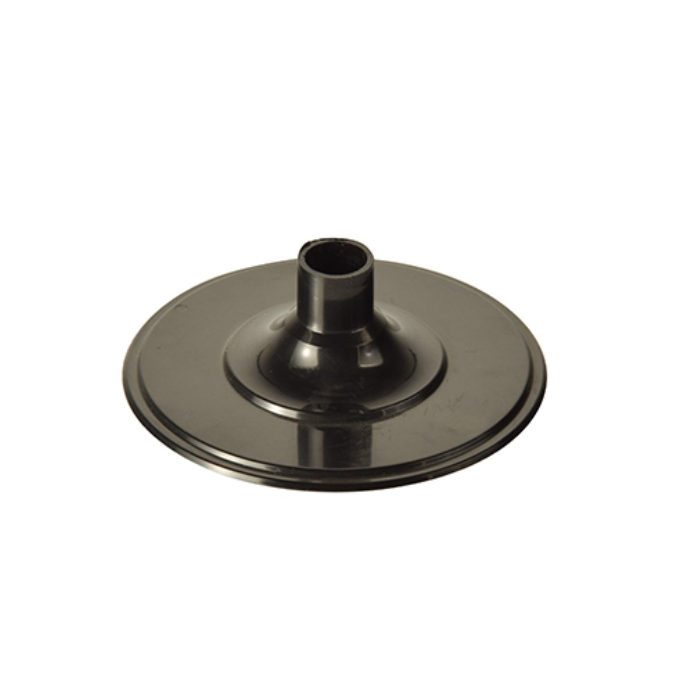 50 Unterteile für Stiel-Gläser, PS rund Ø 6,55 cm · 2,05 cm schwarz