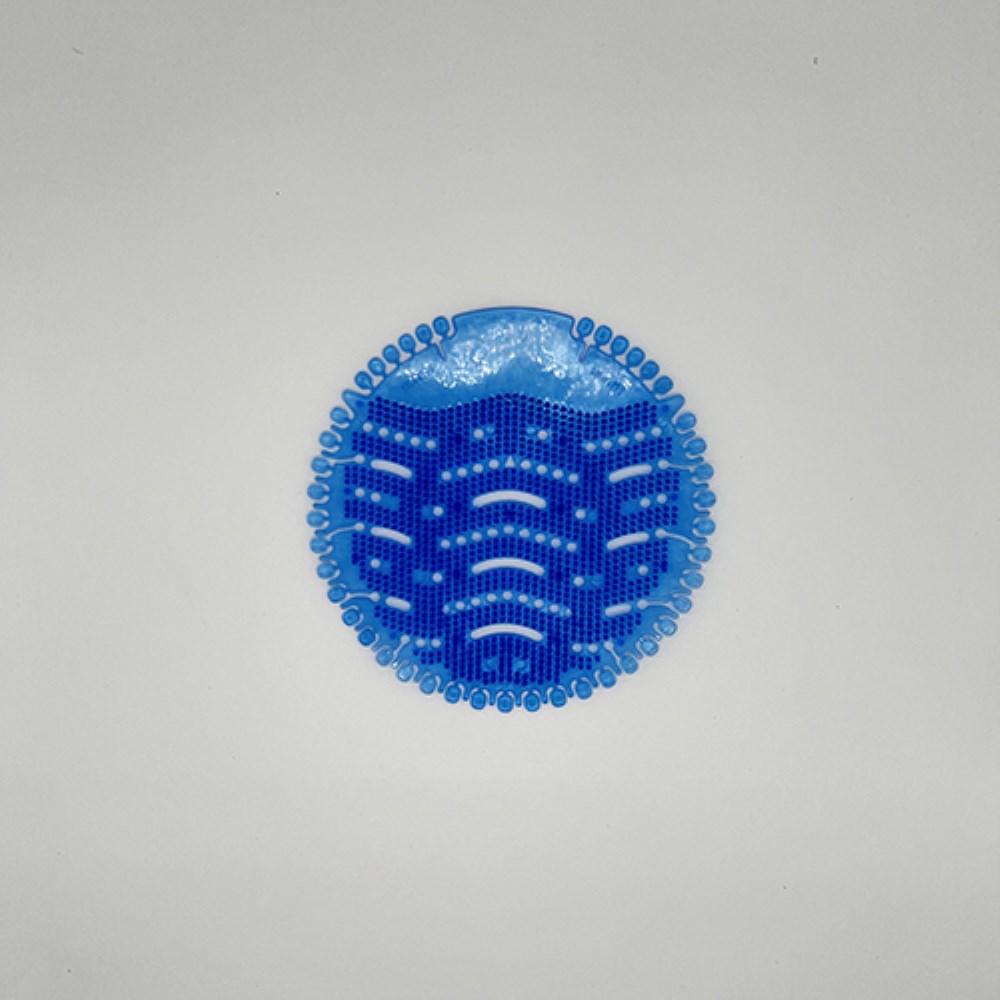 12 "Stearinos" Duftende Urinalsiebe blau - Ocean