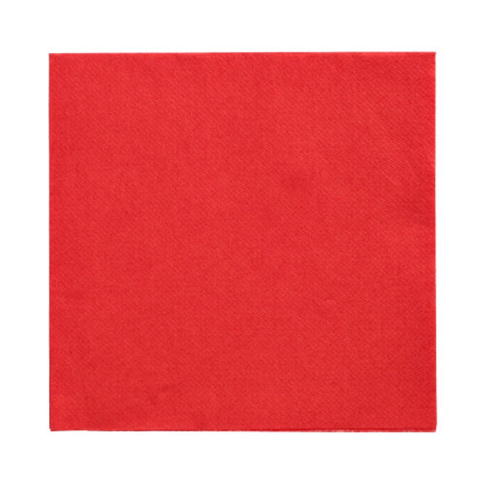 150 Servietten "DAILY Collection" 1/4-Falz 32 cm x 32 cm rot