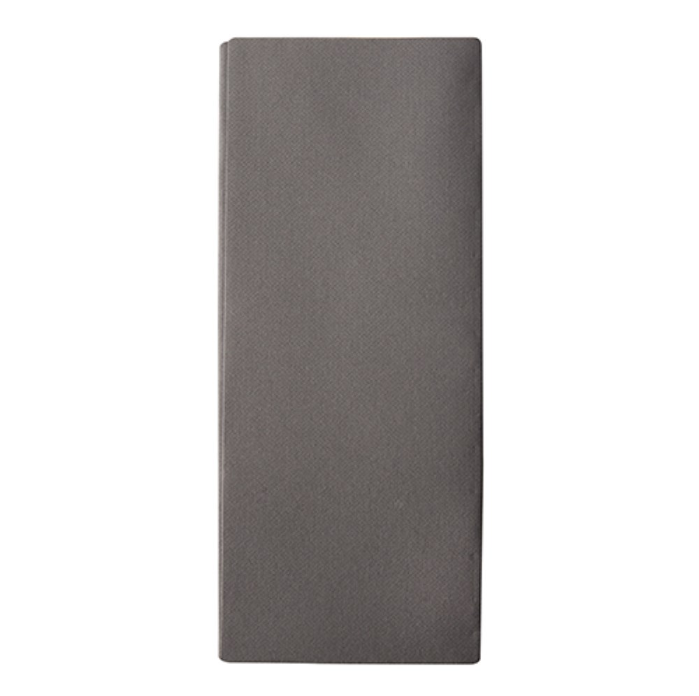 100 Servietten, stoffähnlich, Airlaid 1/8-Falz 40 cm x 48 cm anthrazit "Premium"
