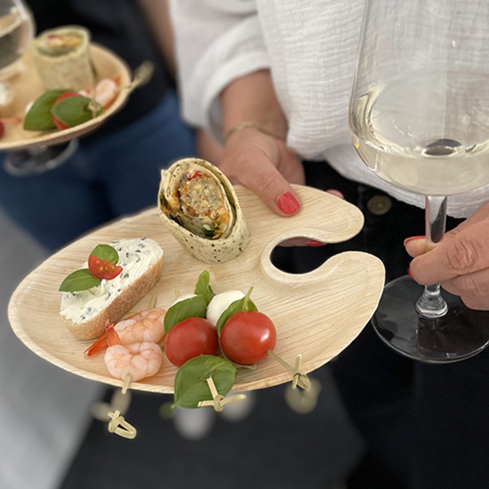 25 Cater Plates "pure" oval 23,5 cm x 18 cm x 1,3 cm