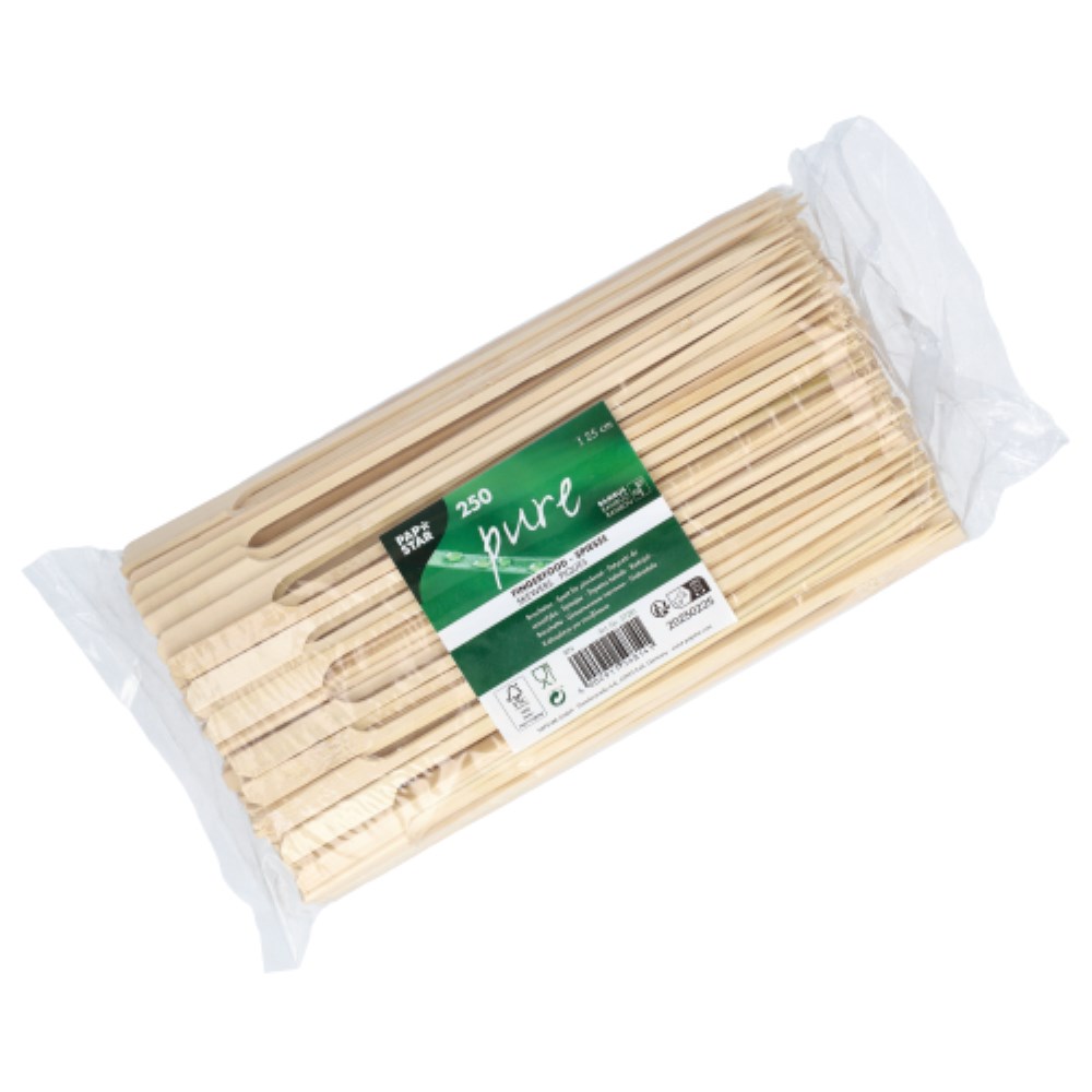250 Fingerfood - Spieße "pure" 25 cm "Golf"