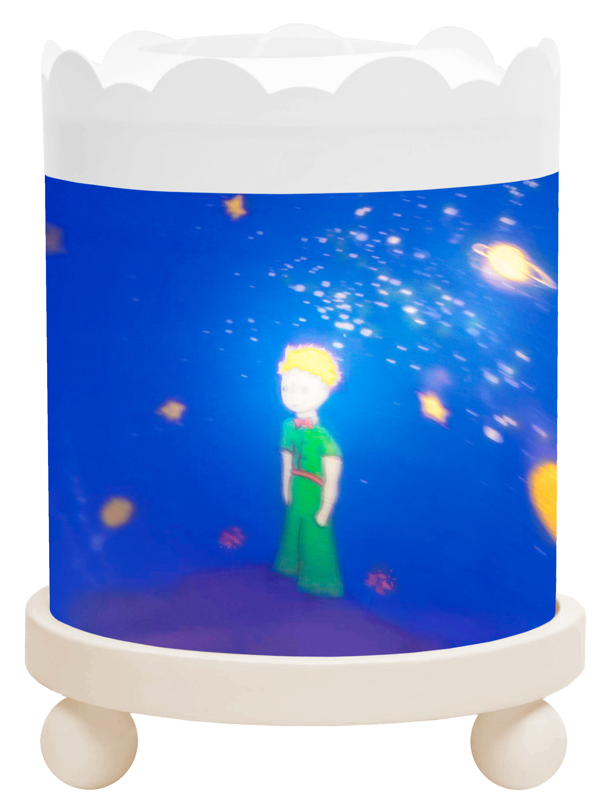 Nacht Licht - Magische Karussel Kleiner Prinz© - Weiss 12V