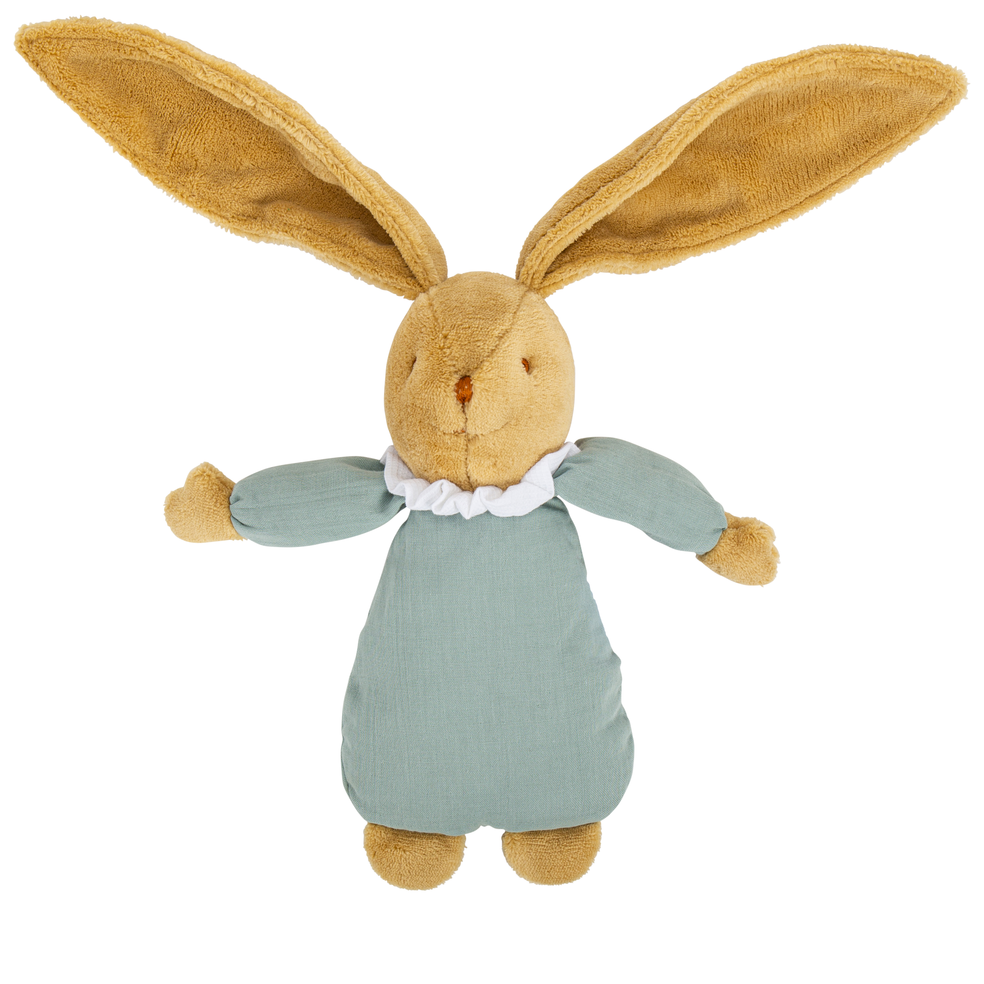 Musik Spieluhr Kuschelhase 25Cm - Celadon Green Organic Cotton