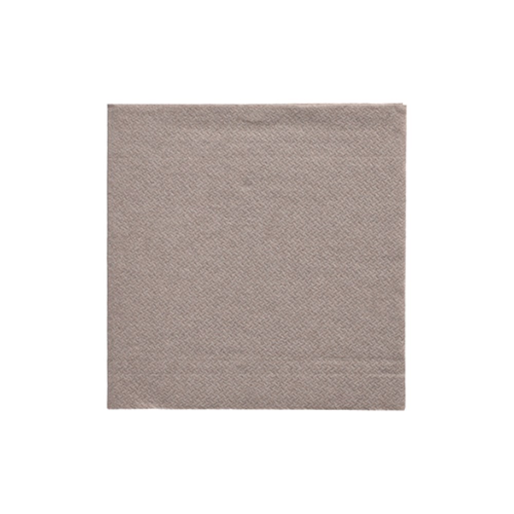 20 Servietten "DAILY Collection" 1/4-Falz 24 cm x 24 cm grau