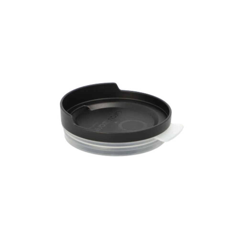 20 "Circulware" Deckel für Trinkbecher PP Ø 8 cm · 2,5 cm schwarz inkl. Trinköffnung