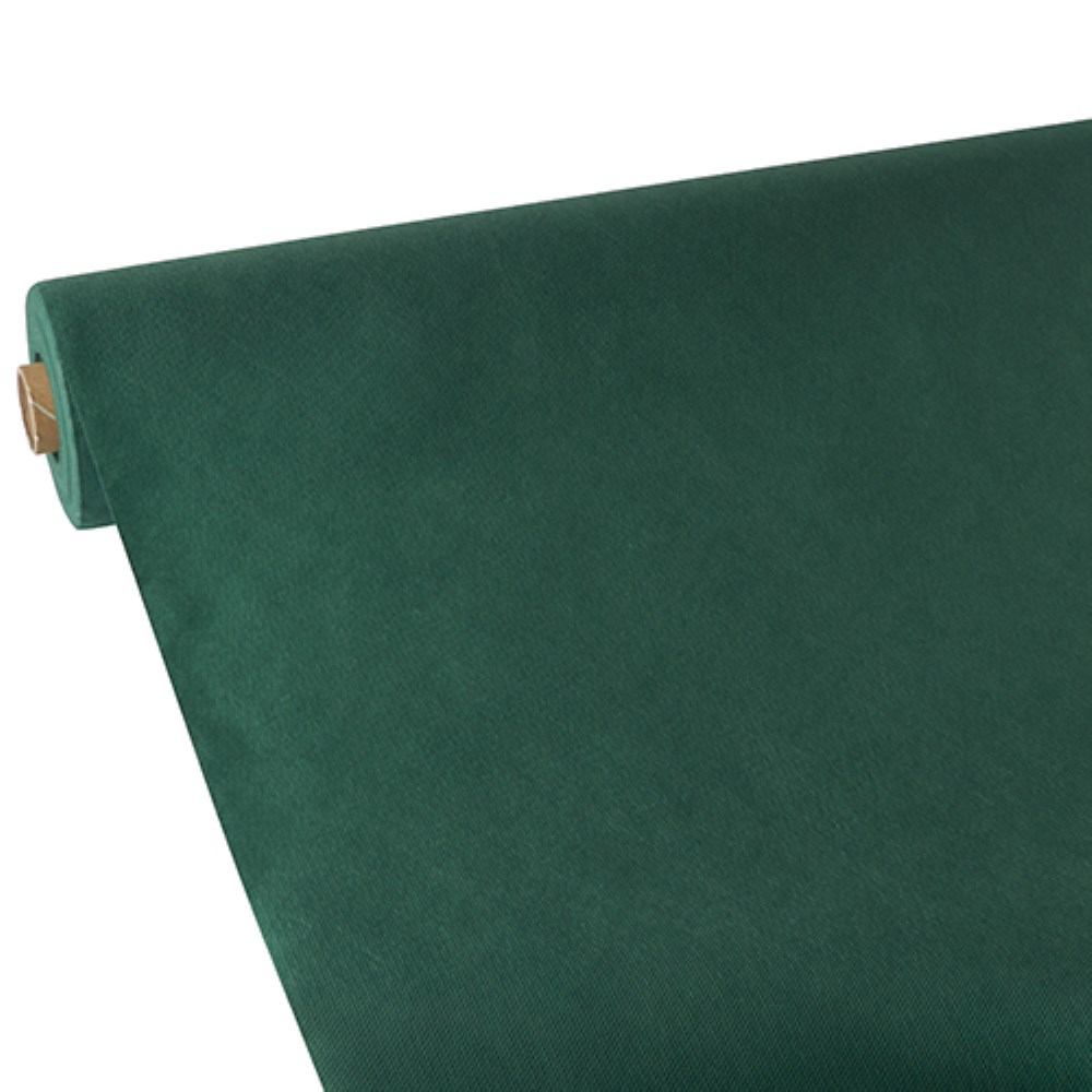 Tischdecke, stoffähnlich, Vlies "soft selection" 25 m x 1,18 m dunkelgrün
