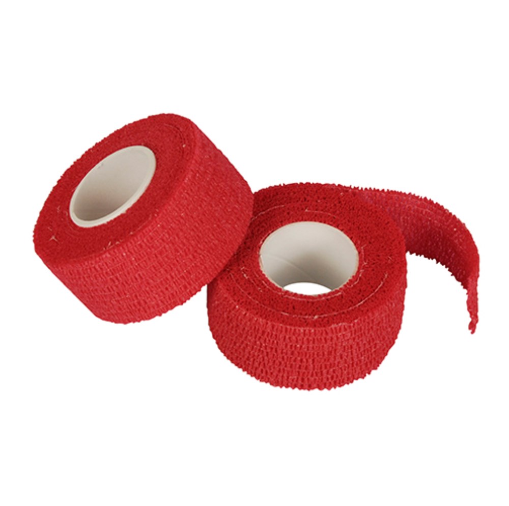 9 Rollen Pflaster / Bandagen selbsthaftend 5 m x 2,5 cm rot