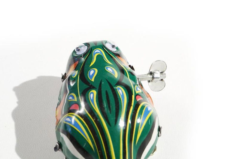 Blech Aufziehspielzeug Frosch zum Aufziehen - Vintage Toy - Sammlerstück