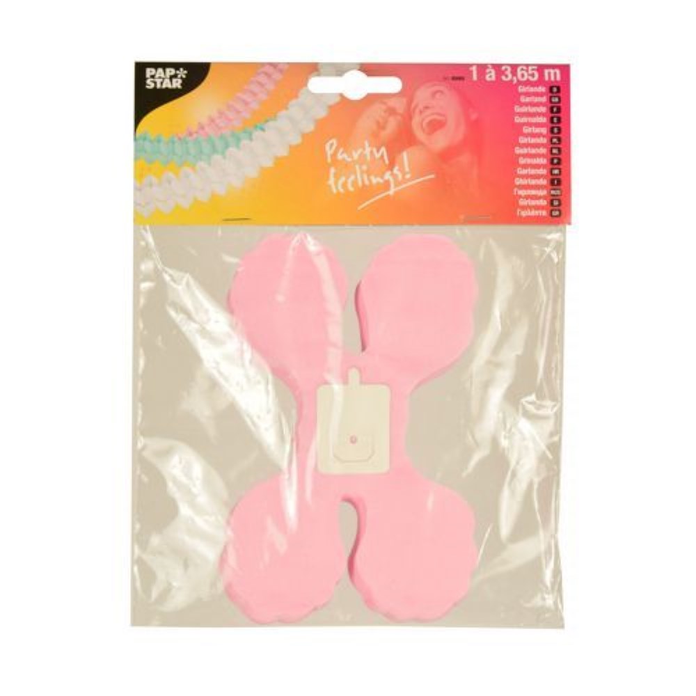 Girlande, Papier Ø 16 cm · 3,65 m farbig sortiert "Pastel"