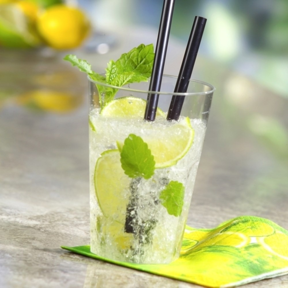 30 Mehrweg-Gläser für Caipirinha PP 0,3 l Ø 8 cm · 11 cm transluzent