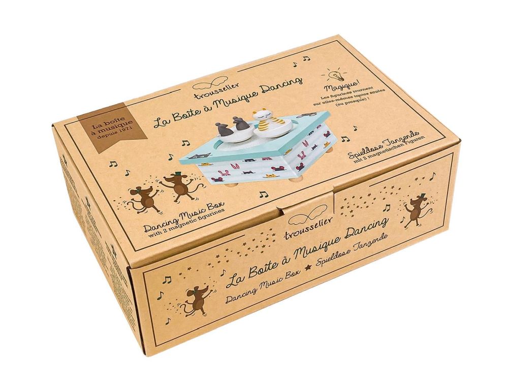 Spieldose Tanzende Katz & Maus