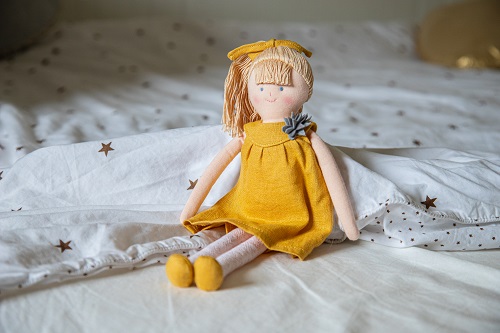 Puppe 30 cm - Curry Organic Cotton