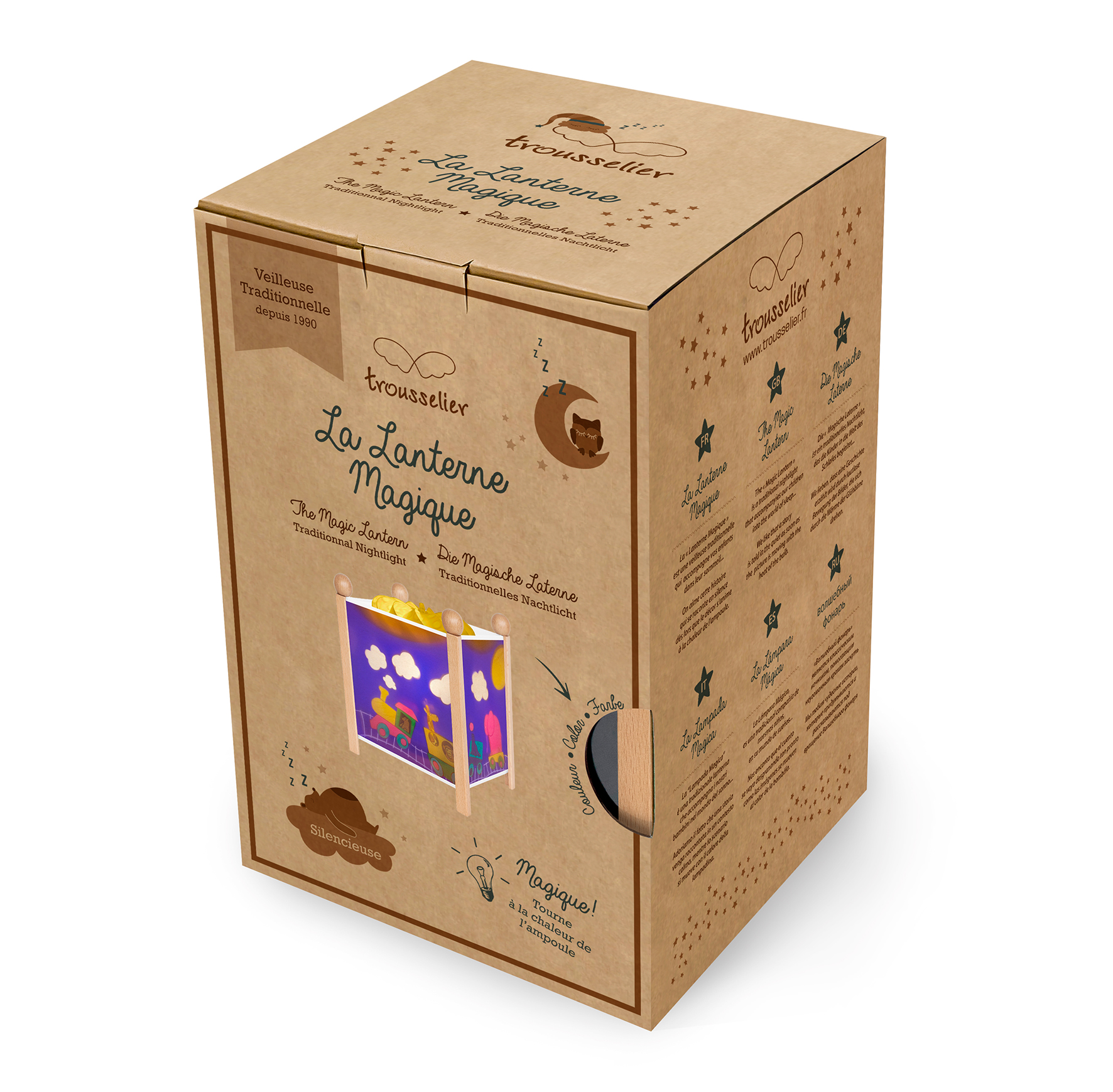 Nacht Licht - Magische Laterne Zug - Natur 12V