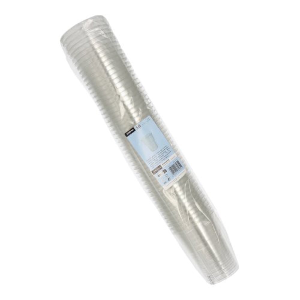 50 Trinkbecher R-PET 0,4 l Ø 9,5 cm · 12,3 cm glasklar