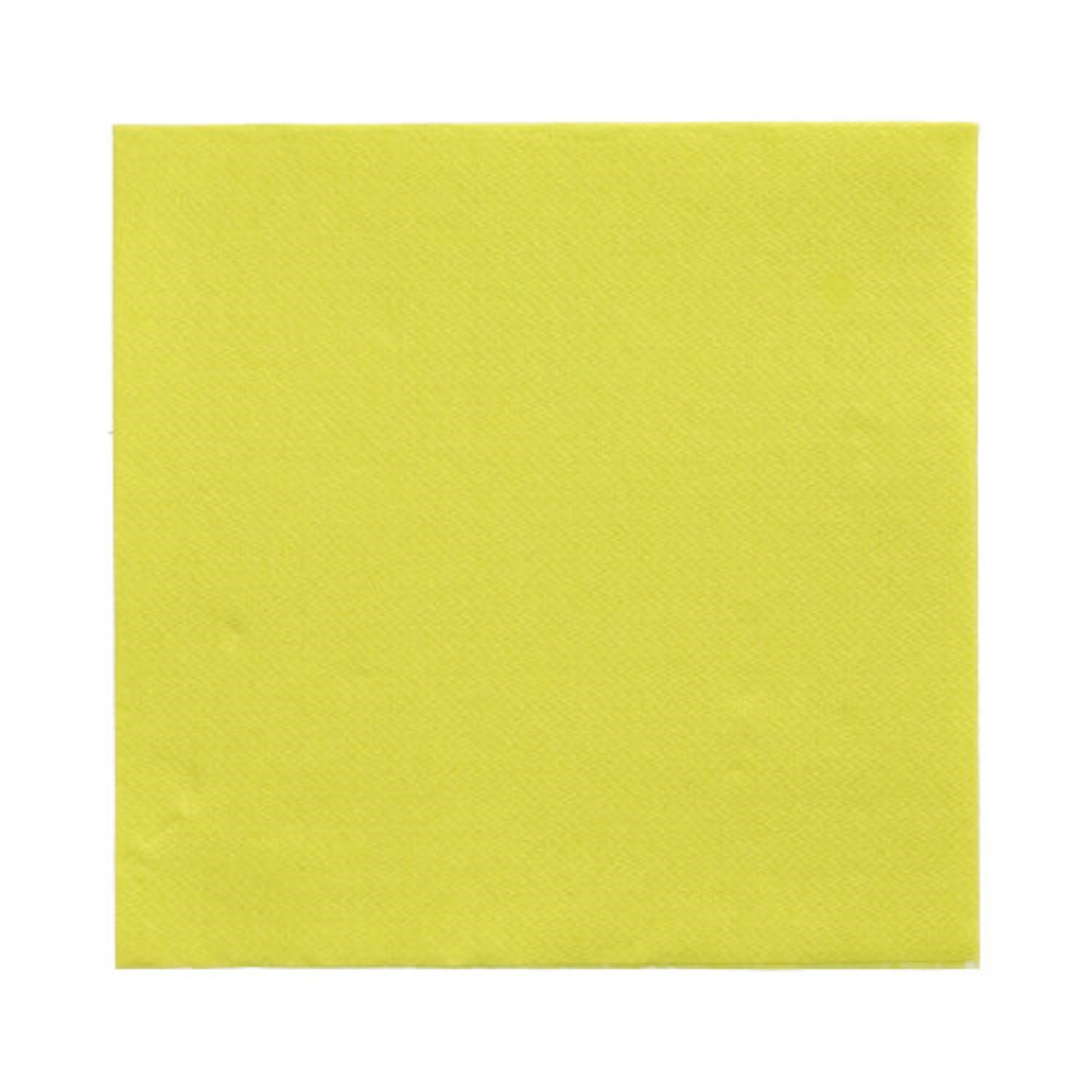 150 Servietten "DAILY Collection" 1/4-Falz 32 cm x 32 cm limonengrün