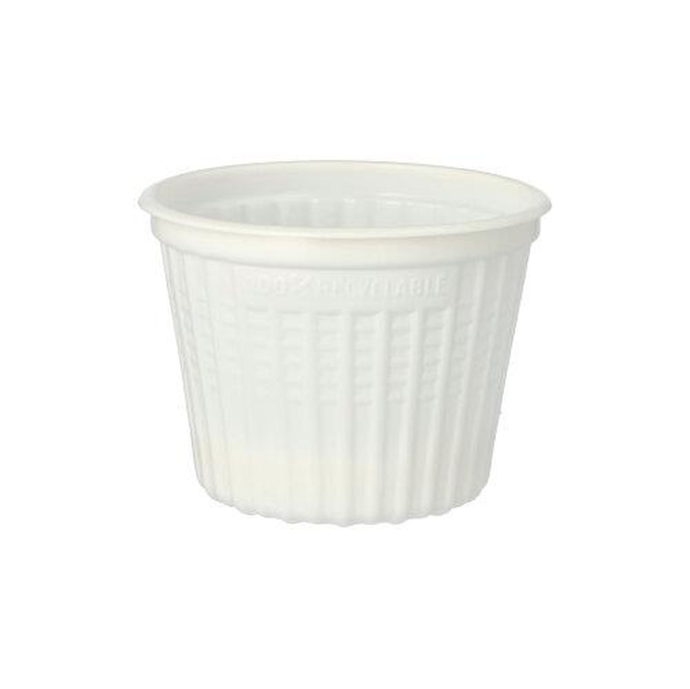 25 Snack- und Suppenbecher, PP 500 ml Ø 11,5 cm · 8,5 cm weiss