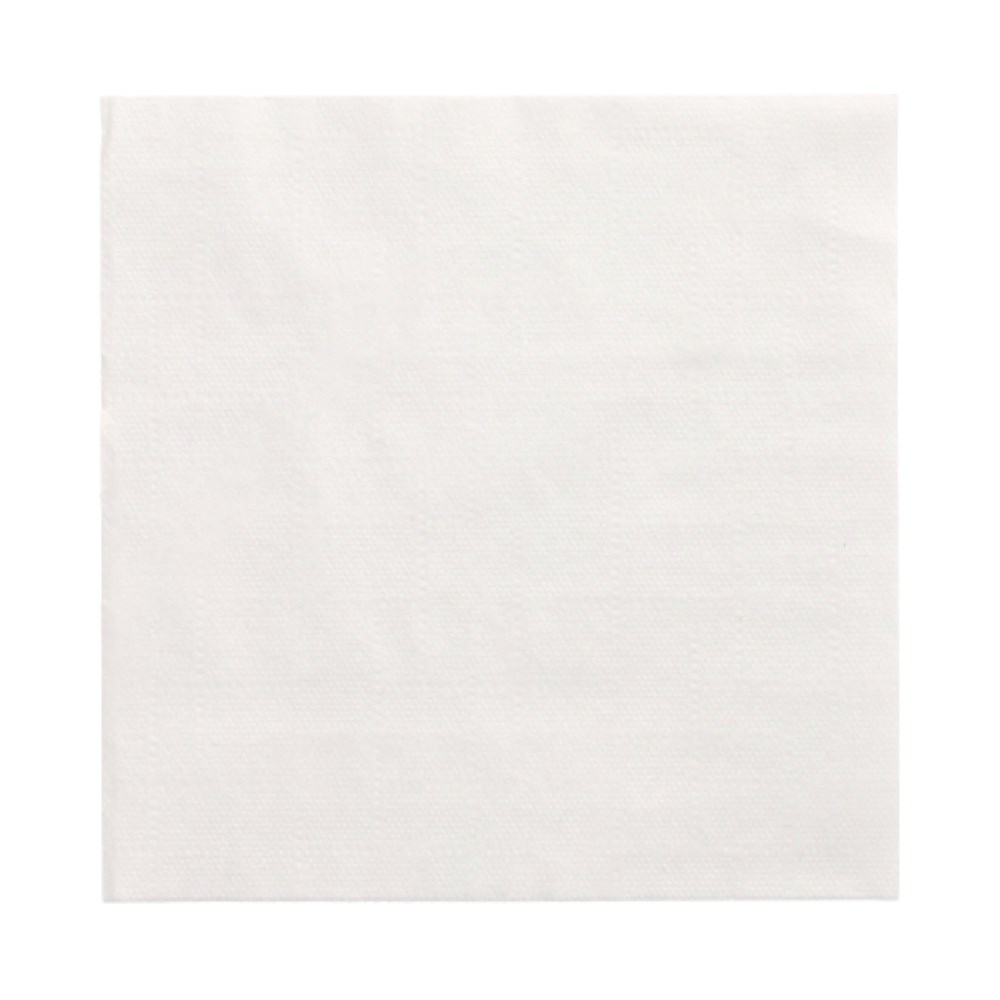 100 Servietten, 1-lagig 1/4-Falz 33 cm x 33 cm weiss