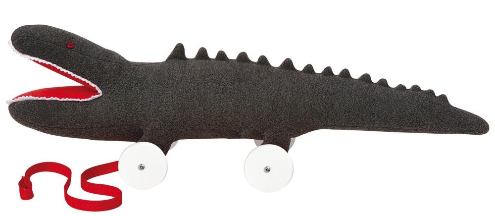 Krokodil auf Rollen 60Cm