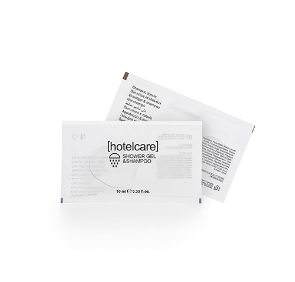200 Duschgel & Shampoo Sachets "Hotel Care" 10 ml 200 Duschgel & Shampoo Sachets "Hotel Care" 10 ml