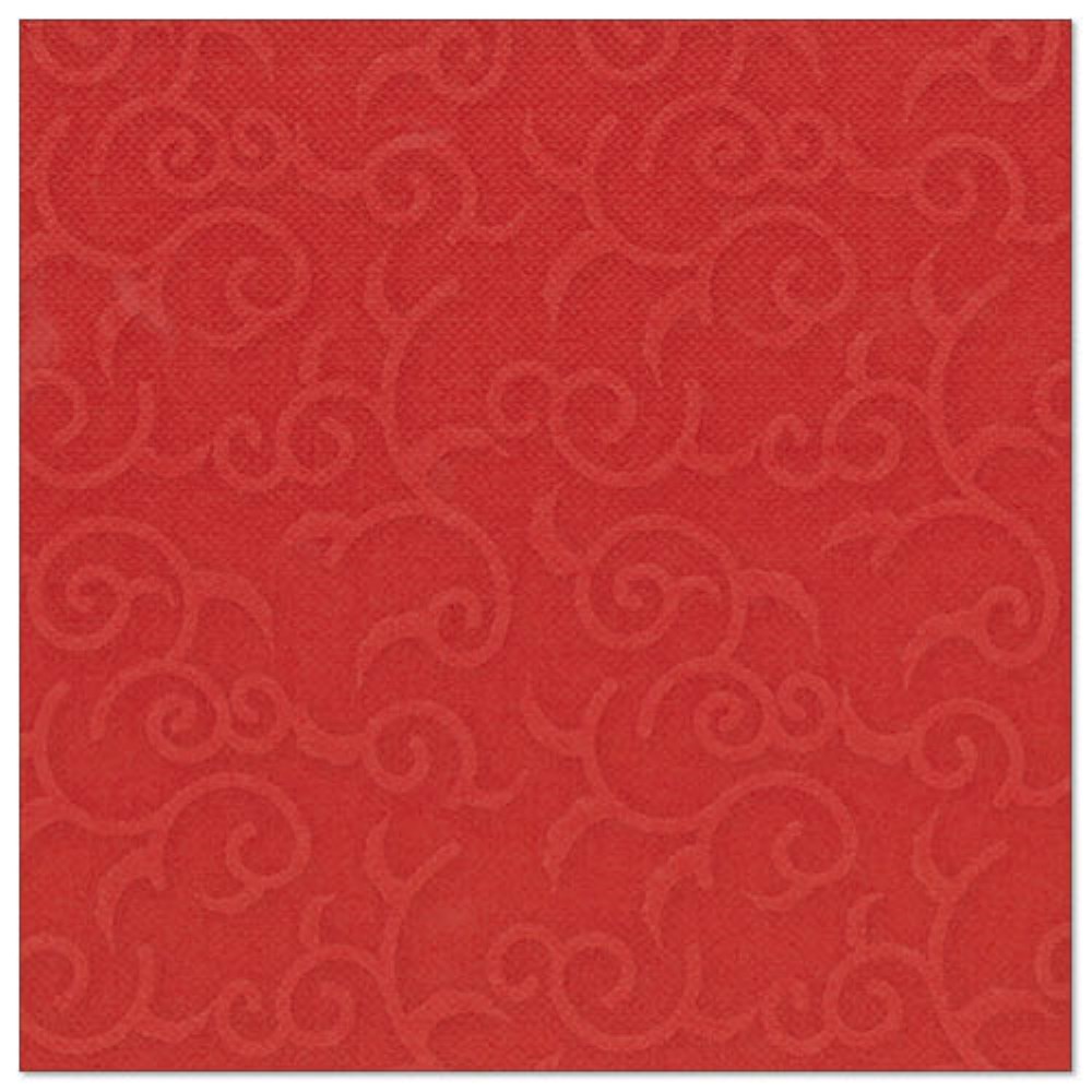 50 Servietten "ROYAL Collection" 1/4-Falz 40 cm x 40 cm rot "Casali"