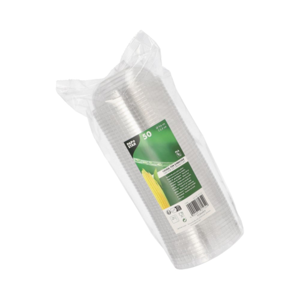 50 Deckel für Eisbecher PLA Ø 9,6 cm · 3,5 cm