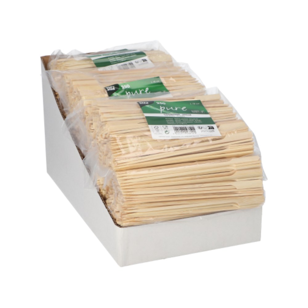 250 Fingerfood - Spieße "pure" 18 cm "Golf"