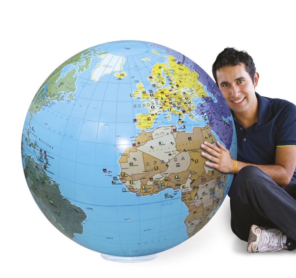 XXL t Erde 85 cm -aufblasbarer Globus - Lernspielzeug XXL t Erde 85 cm -aufblasbarer Globus - Lernspielzeug