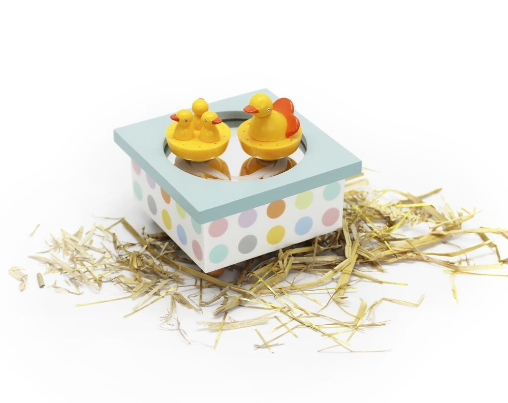 Spieldose Tanzende Enten